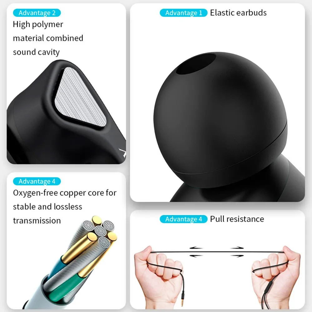 wired headphones sk7