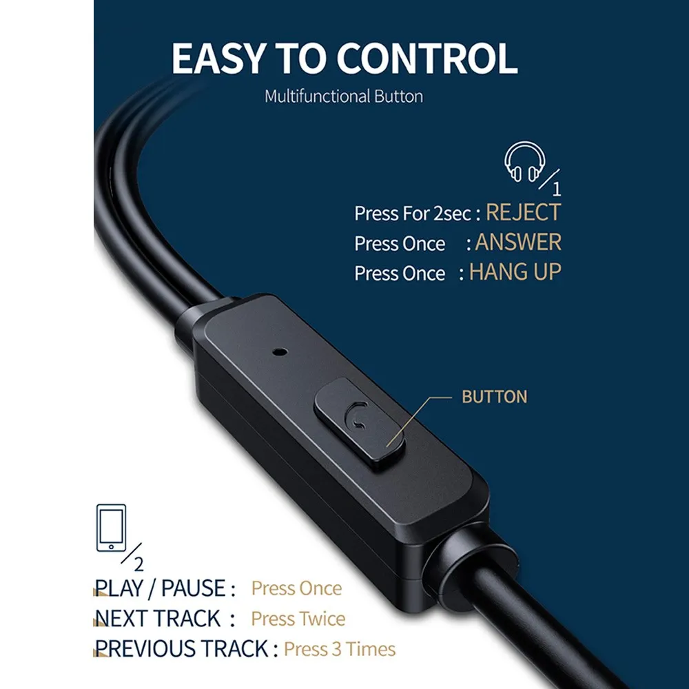 wired headphones kj907