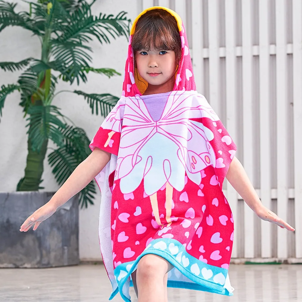 childrens beach poncho towel