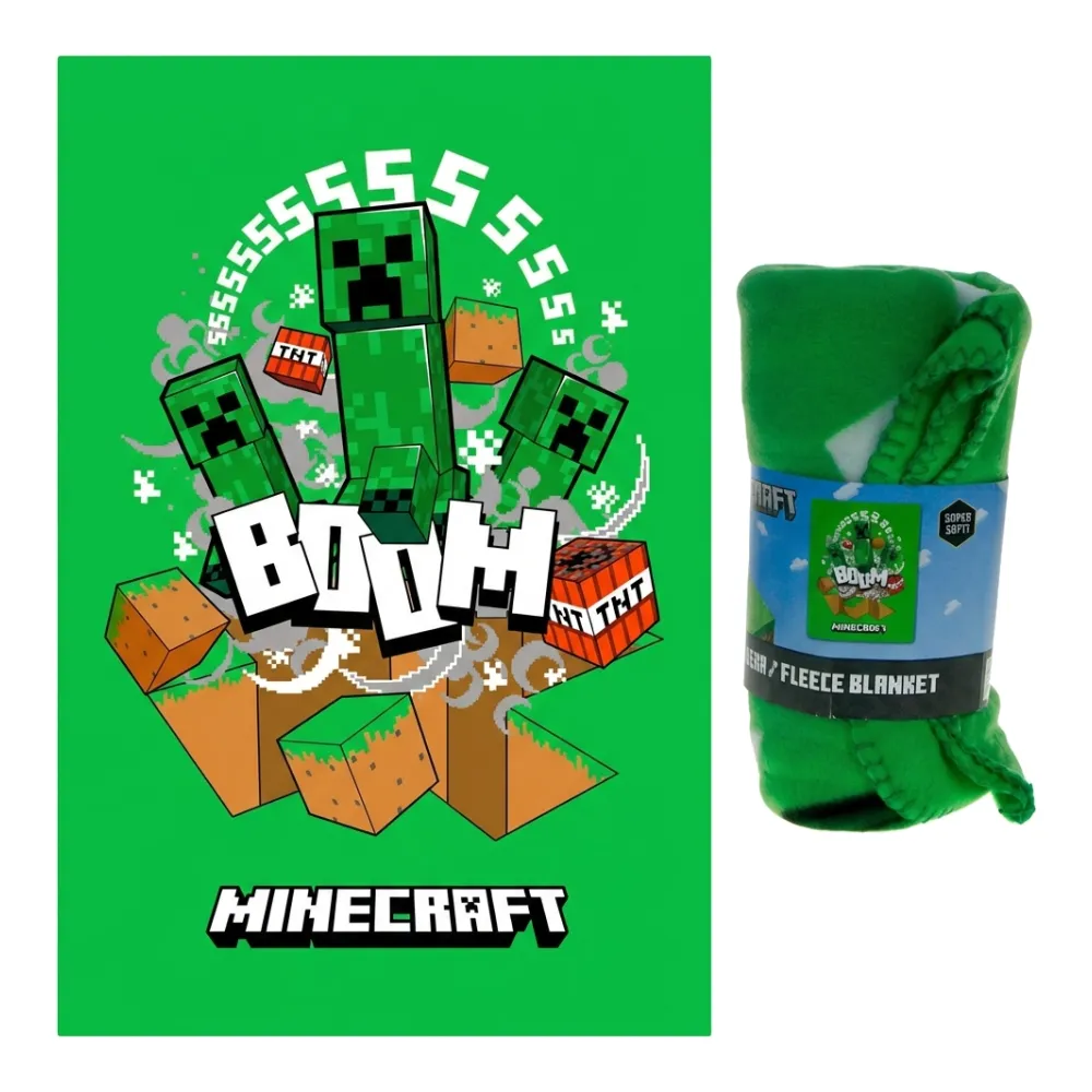 Fleece blanket Minecraft