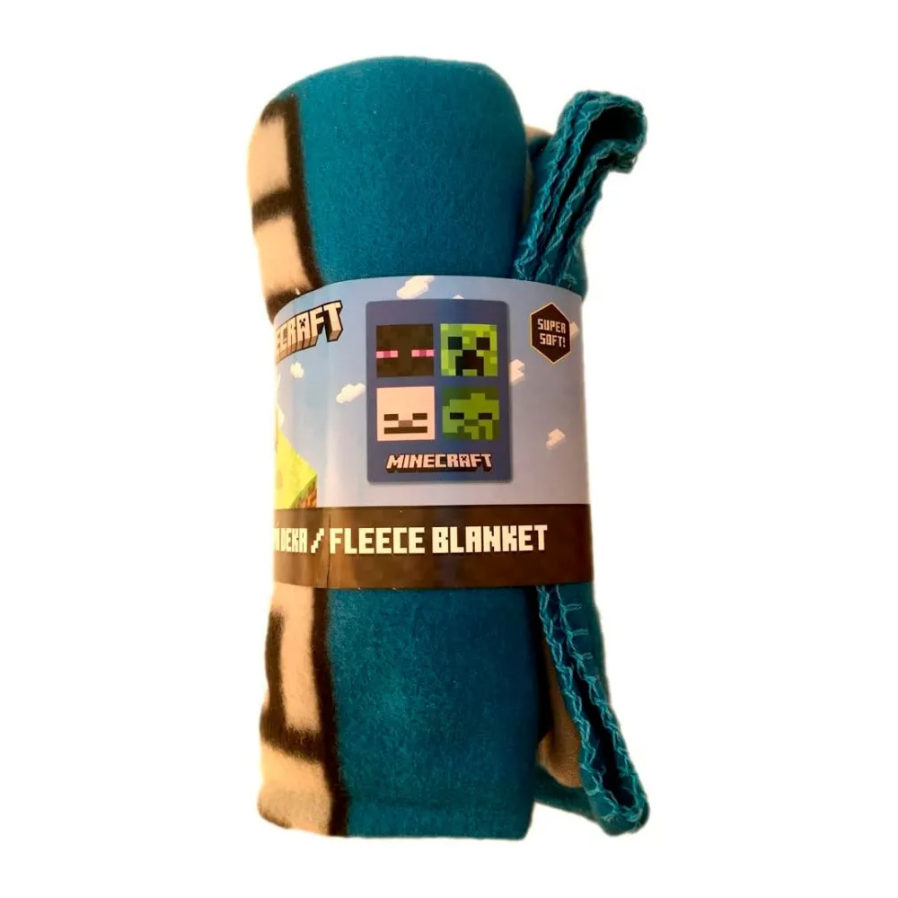 Fleece blanket Minecraft