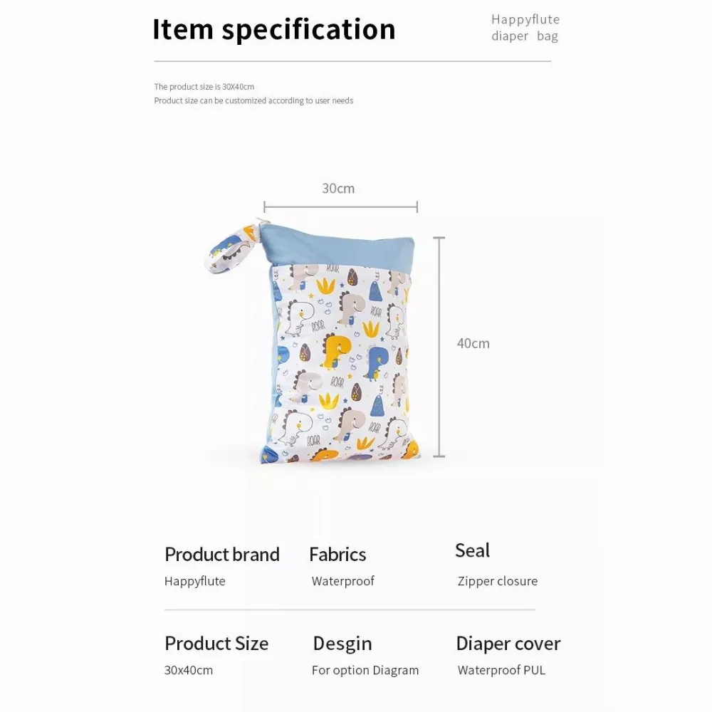 Double Pocket Diaper Bag