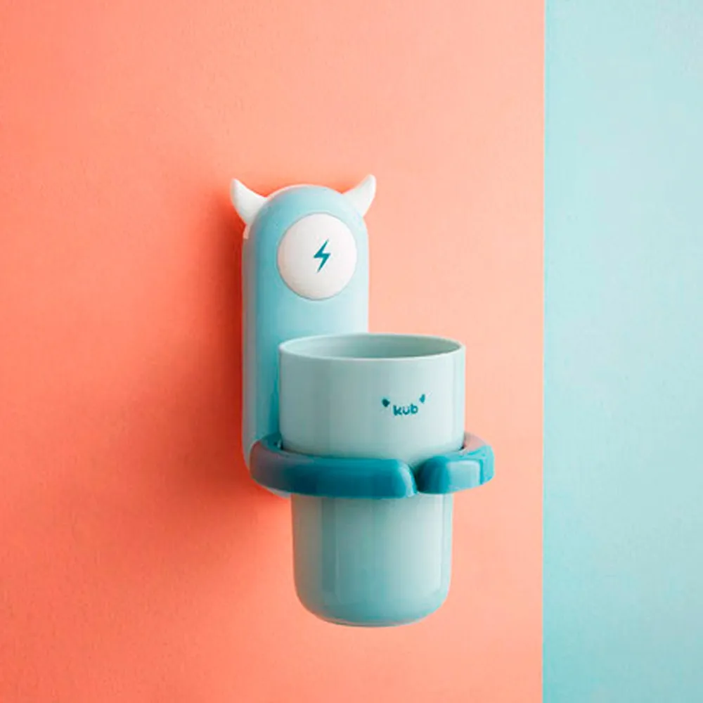 toothbrush holder and glass