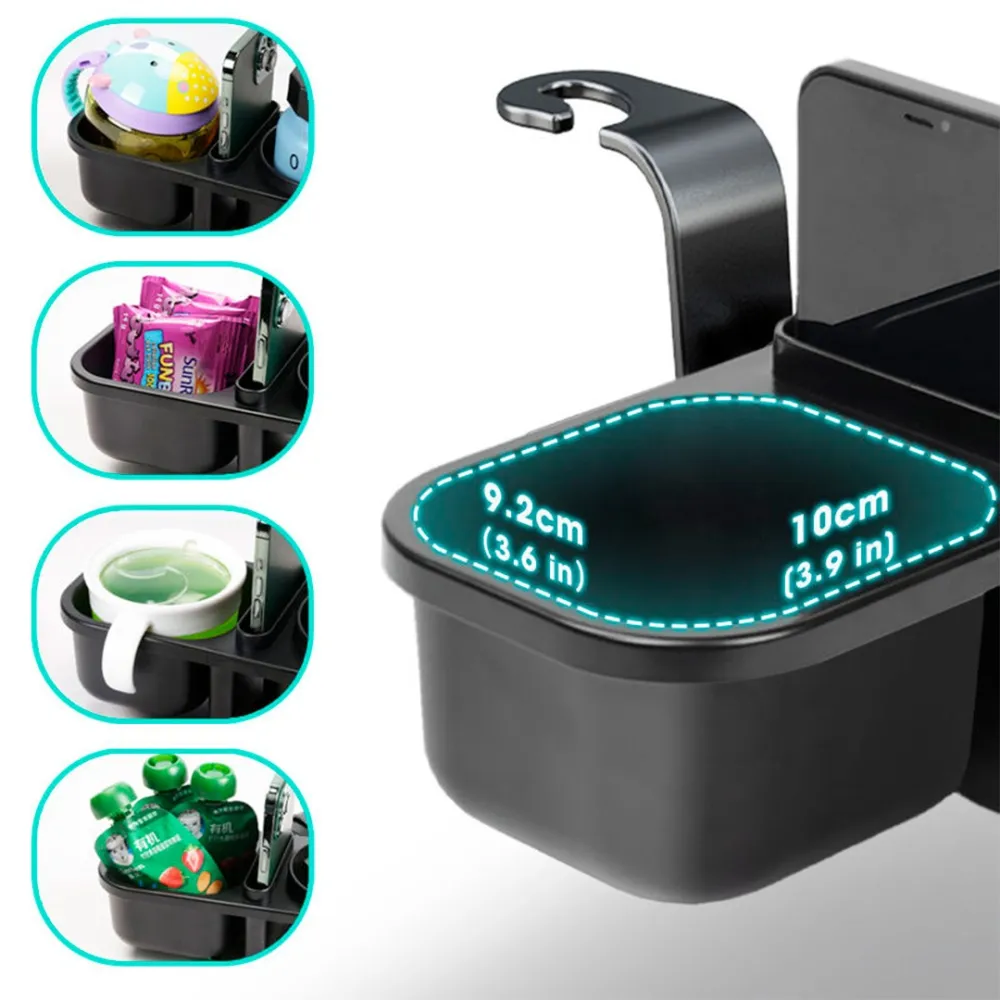 Cup holder & seatback mobile phone holder