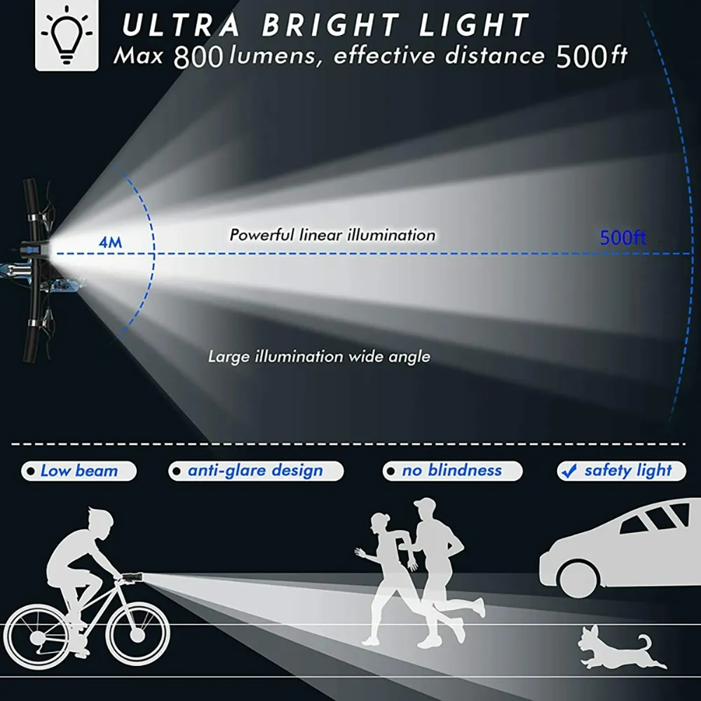 flashlight - bicycle counter with horn