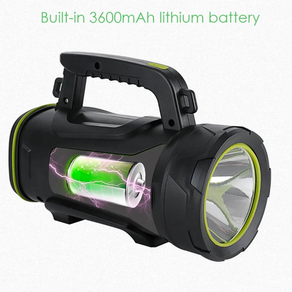 3600mah LED Flashlight with Powerbank