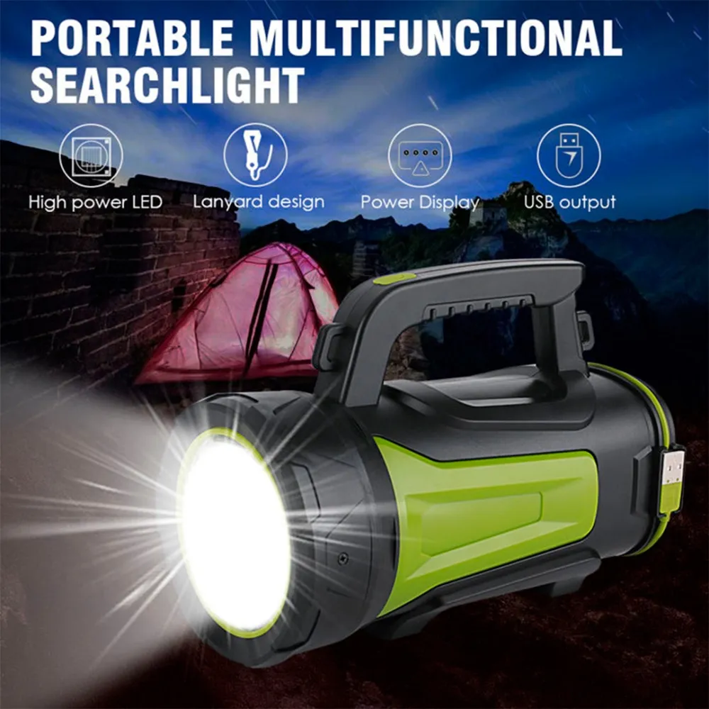 3600mah LED Flashlight with Powerbank