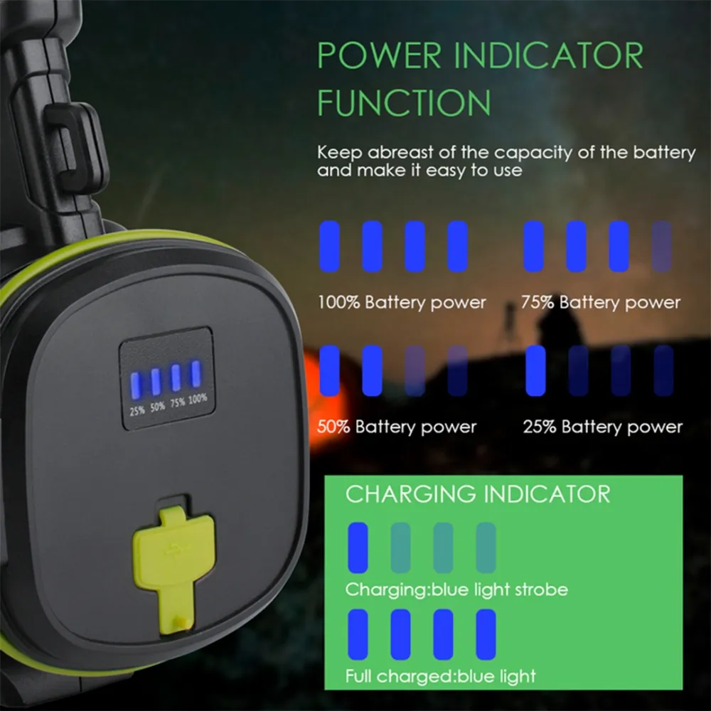 3600mah LED Flashlight with Powerbank