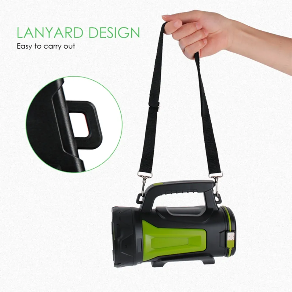 3600mah LED Flashlight with Powerbank