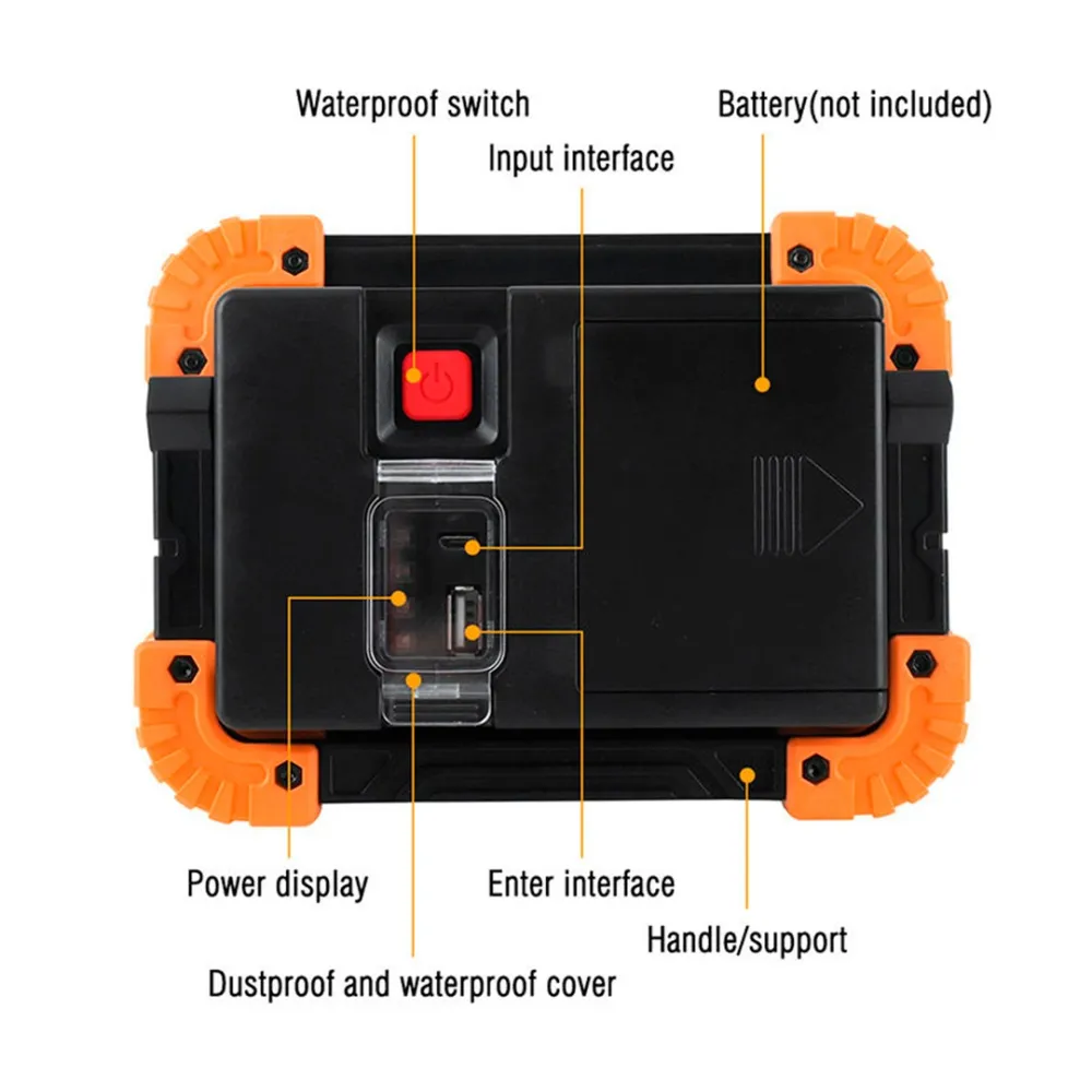 Outdoor Multifunction Rechargeable LED Light