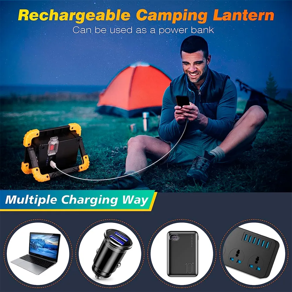 Outdoor Multifunction Rechargeable LED Light