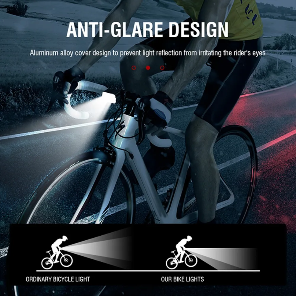 Bike Front and Rear Light Set
