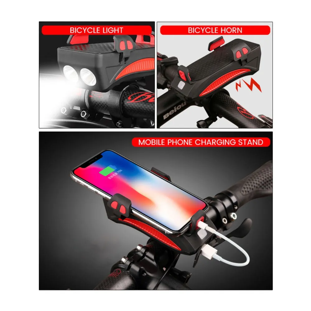 Light and mobile stand for bike