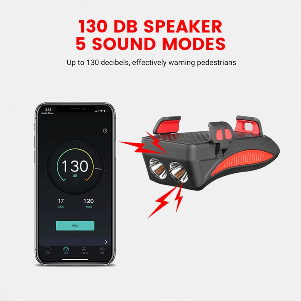 Light and mobile stand for bike