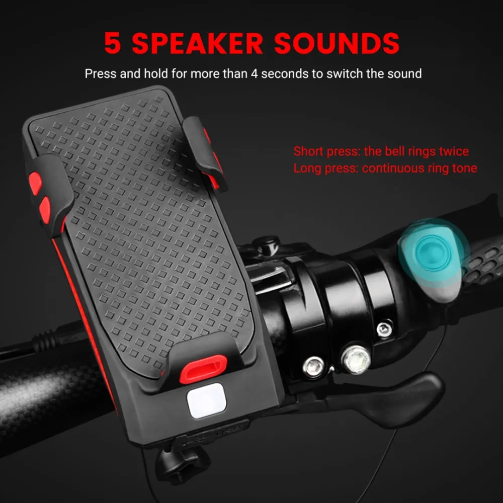 Light and mobile stand for bike