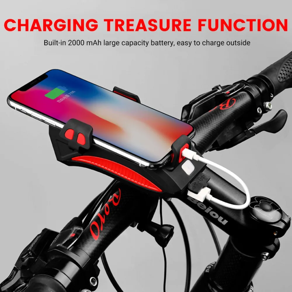 Light and mobile stand for bike