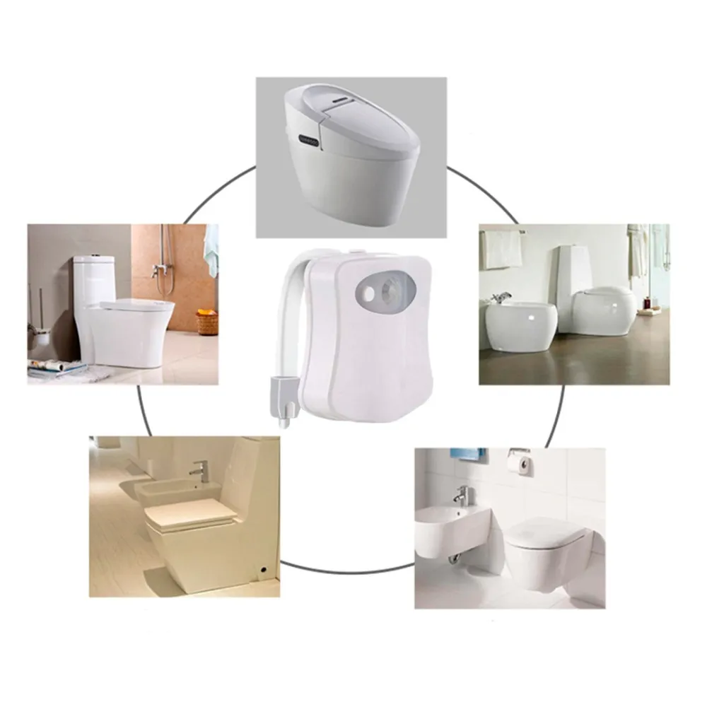 Motion Sensor Night Toilet Light