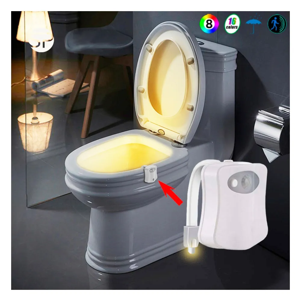 Motion Sensor Night Toilet Light