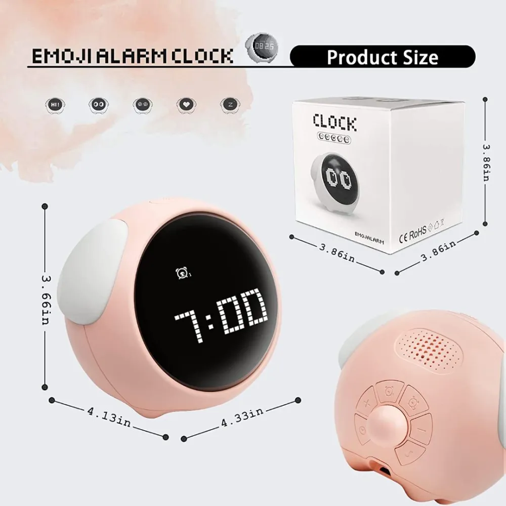 Smart Alarm Clock for Kids with LCD Screen