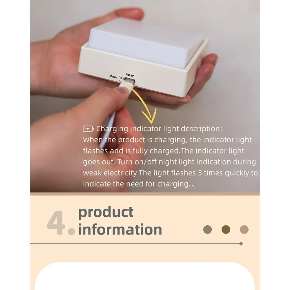 Rechargable Magnetic Night Light