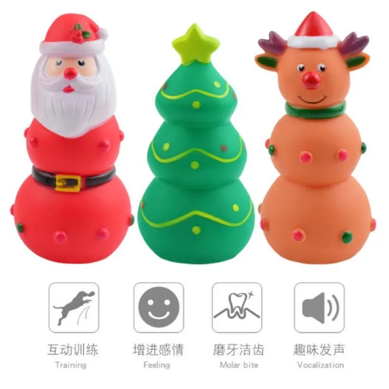 Dog Christmas Latex Dog Toy