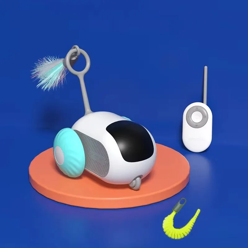 Remote Control Cat Toy With Feathers