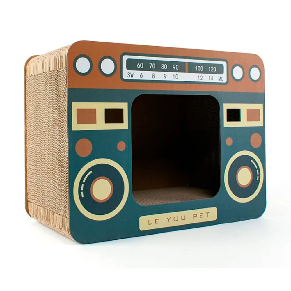retro radio cat house