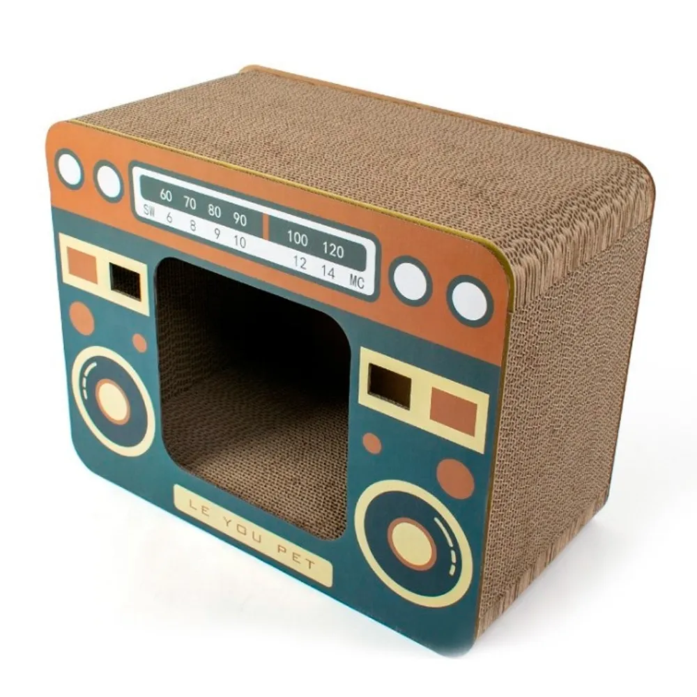 retro radio cat house