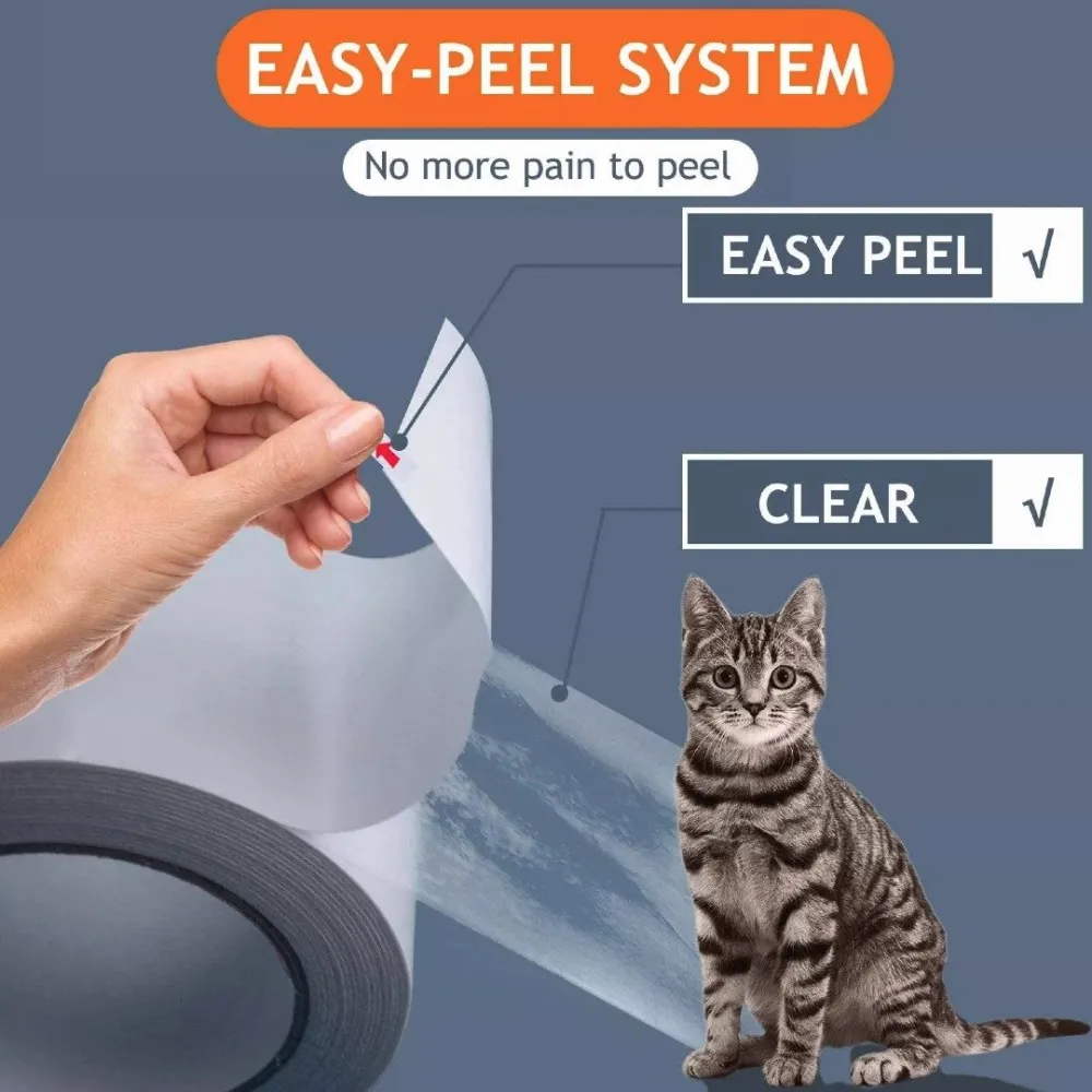 Cat scratch deterrent cat scratch tape