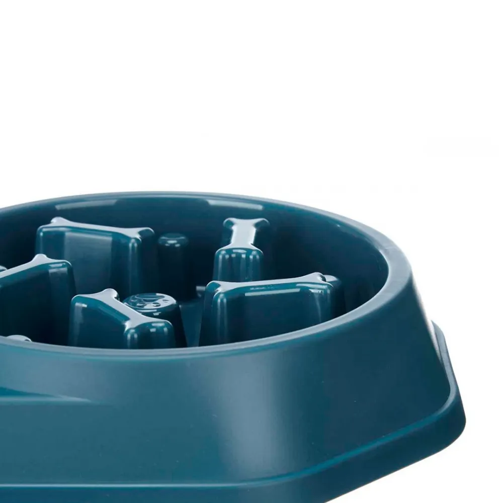 slow-swallow pet food bowl