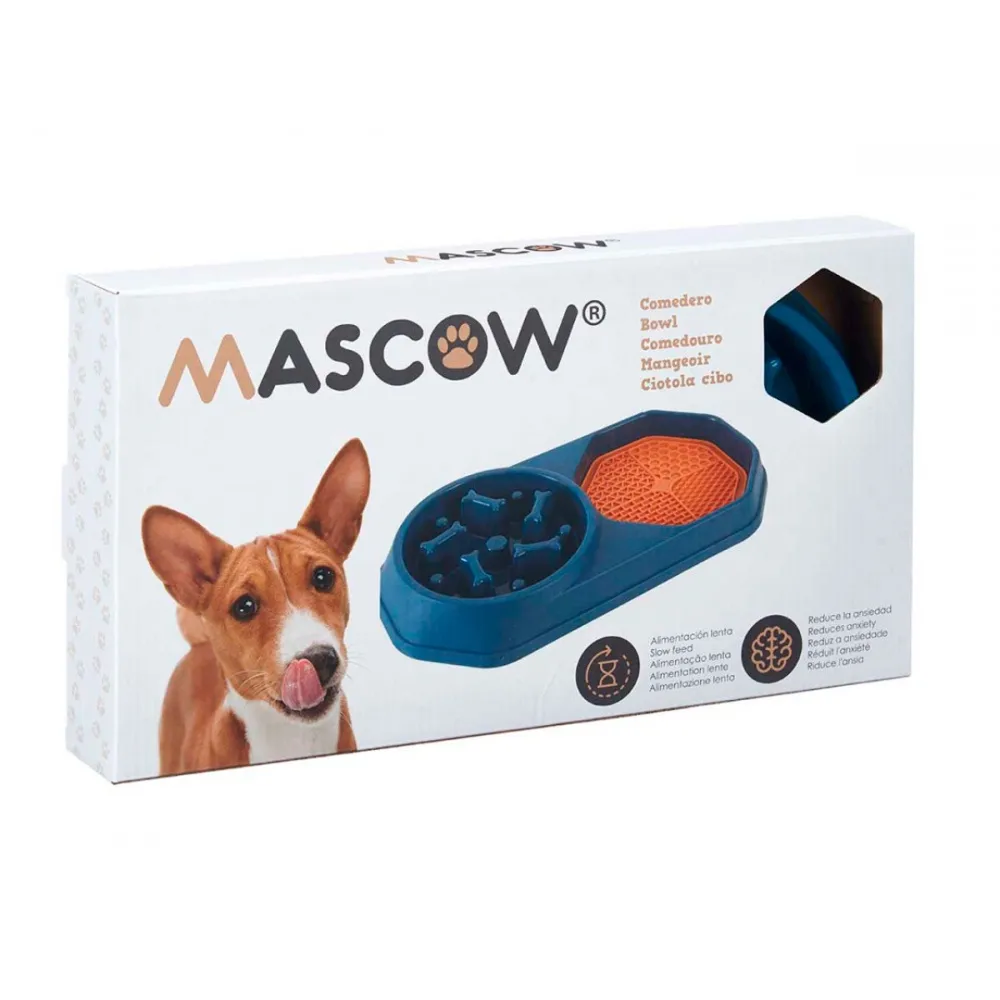 slow-swallow pet food bowl