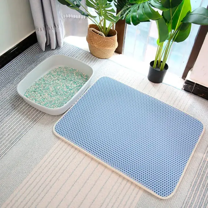 cat litter box litter mat
