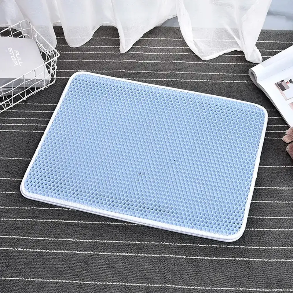 cat litter box litter mat