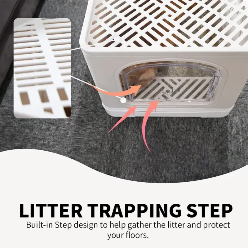 folding cat litter box