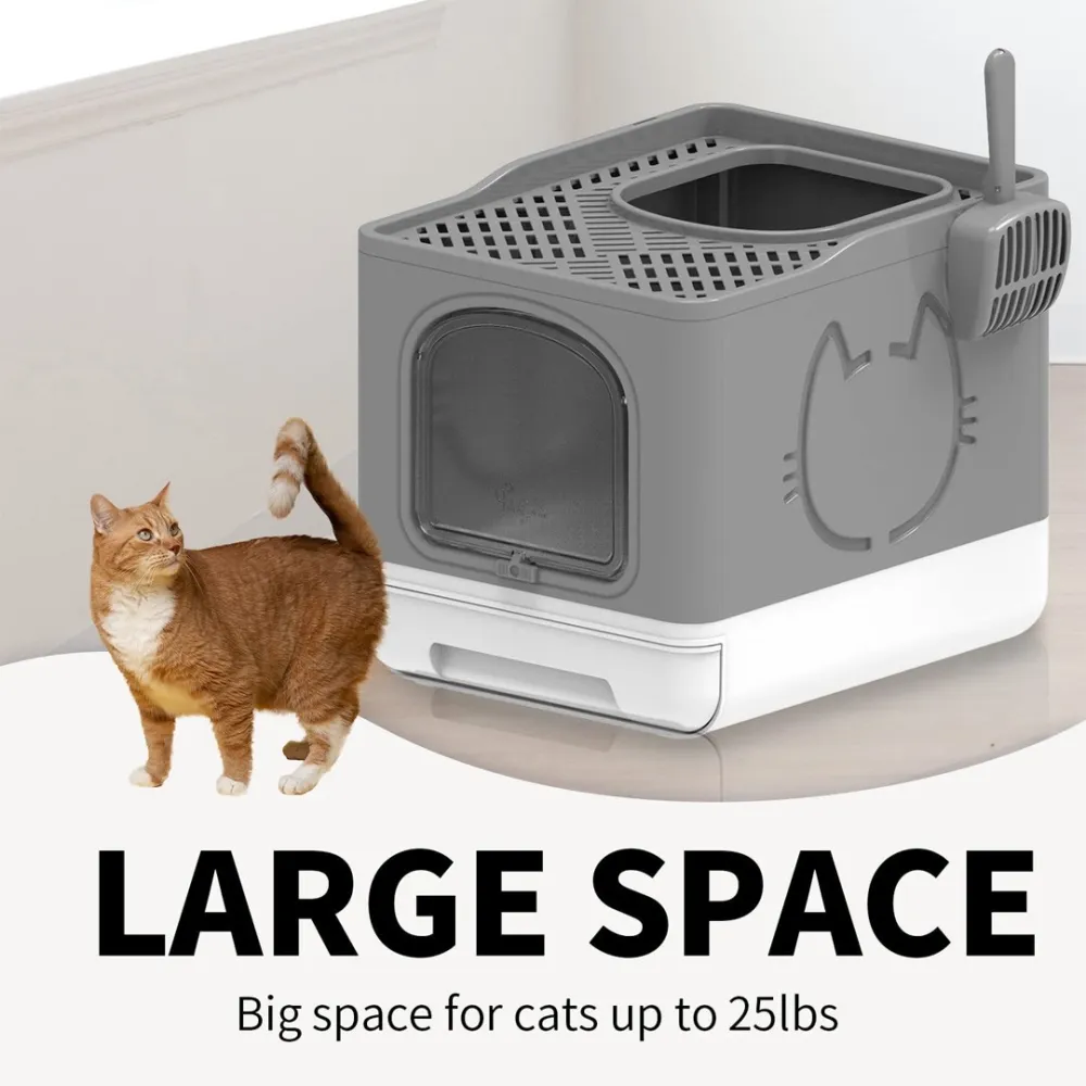 folding cat litter box