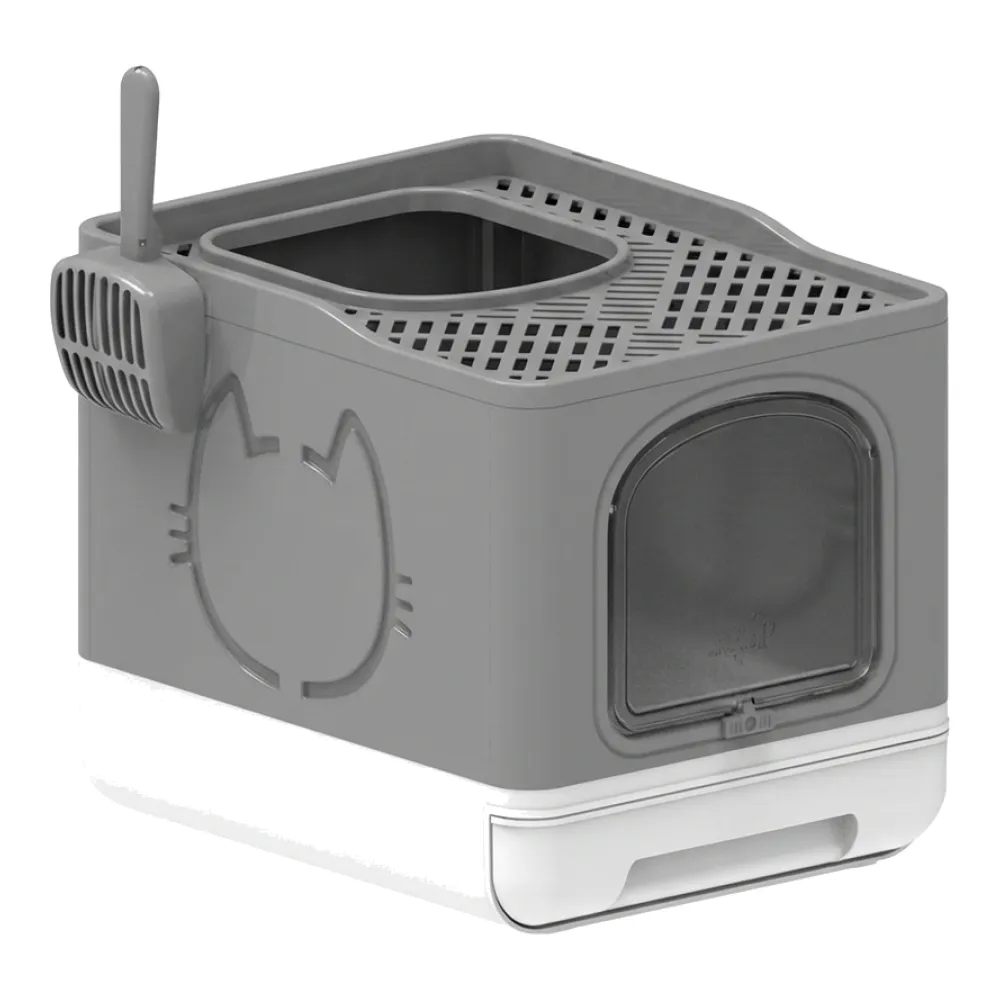 folding cat litter box