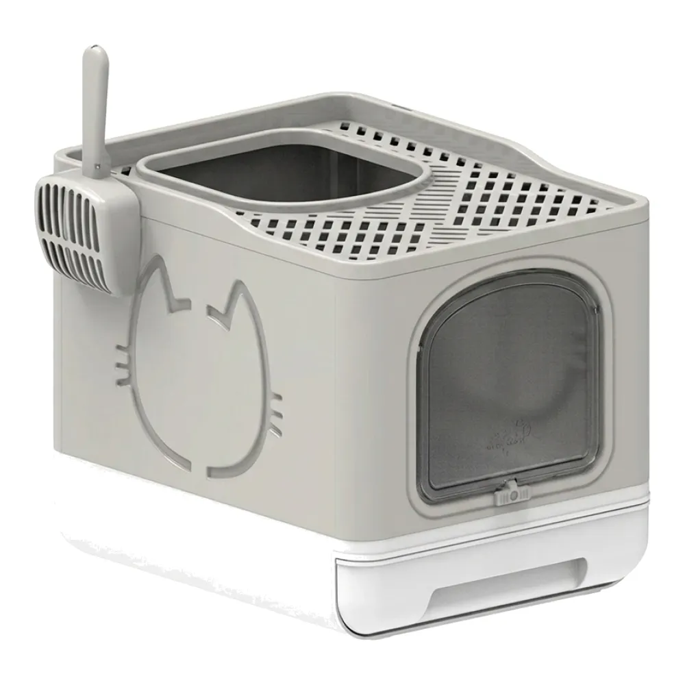 folding cat litter box