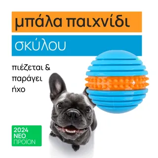Μπάλα παιχνιδιού για σκύλο