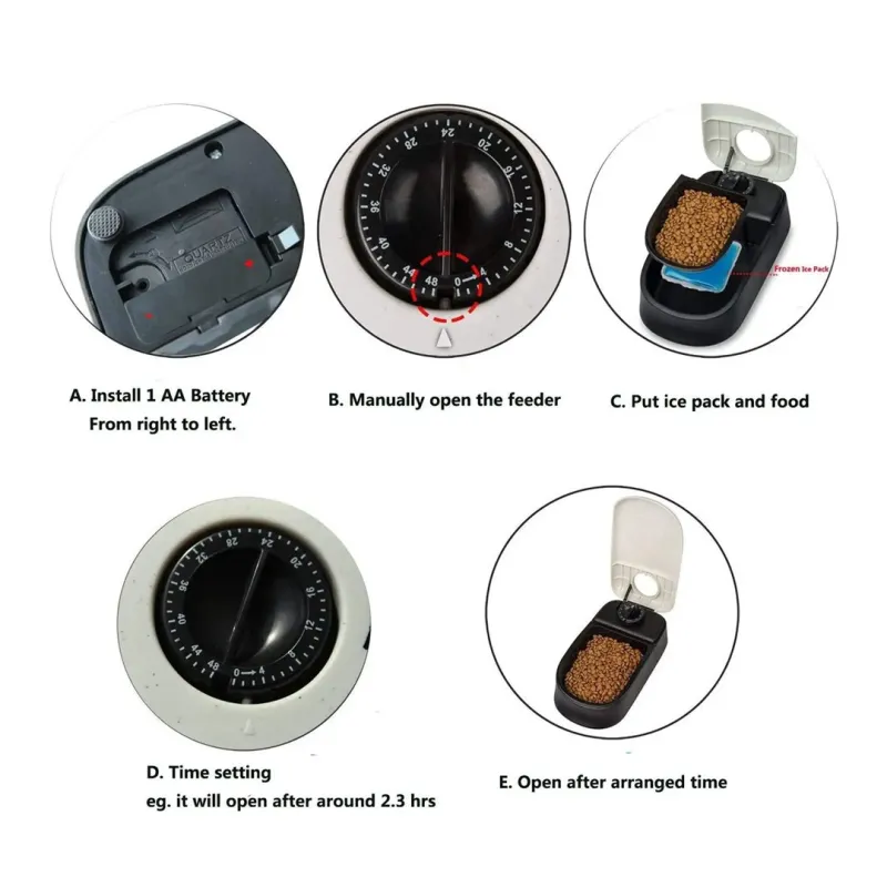 Automatic feeder with lid