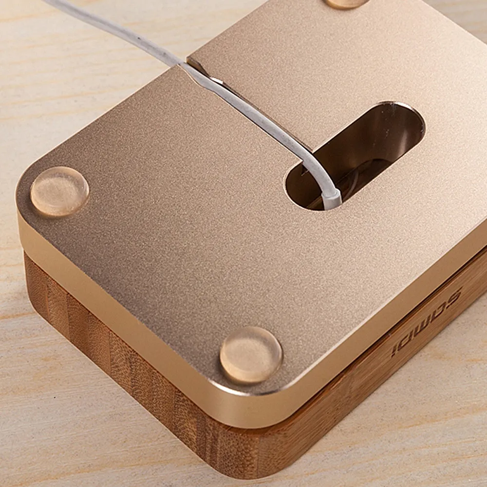 wooden iphone stand for charging