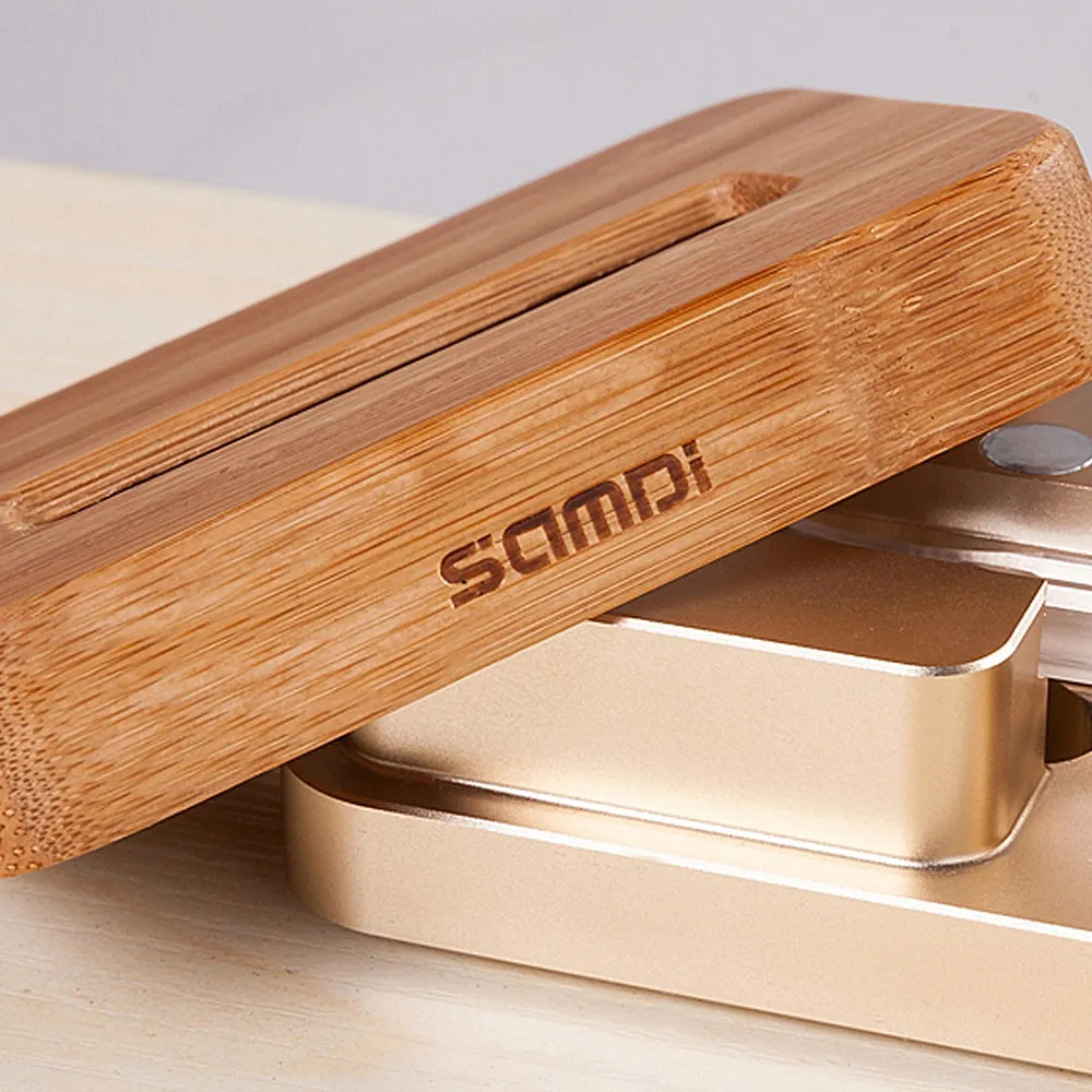 wooden iphone stand for charging