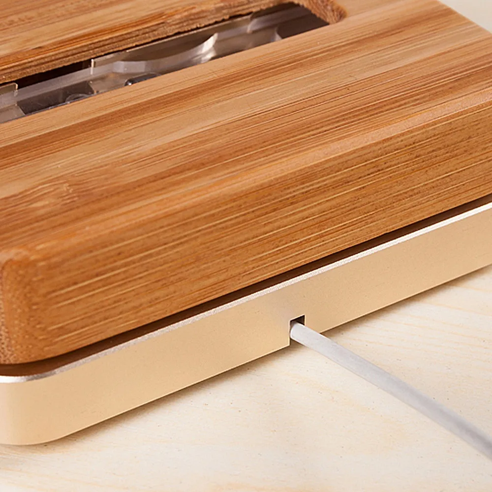 wooden iphone stand for charging