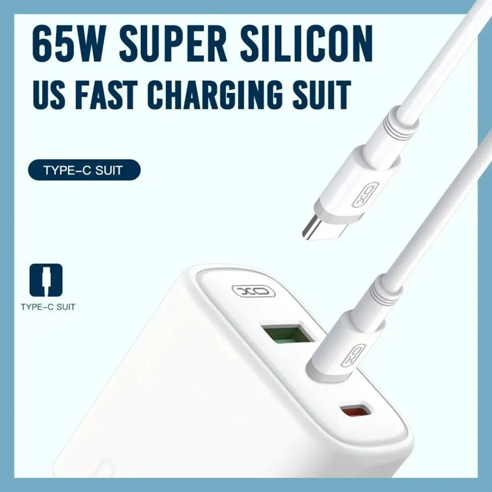 65W Super Silicon Fast Charger