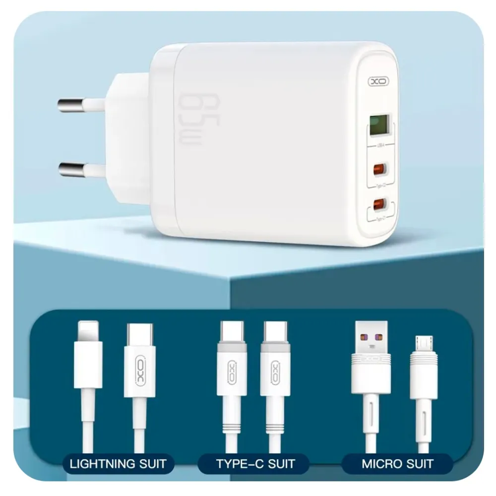 65W Super Silicon Fast Charger