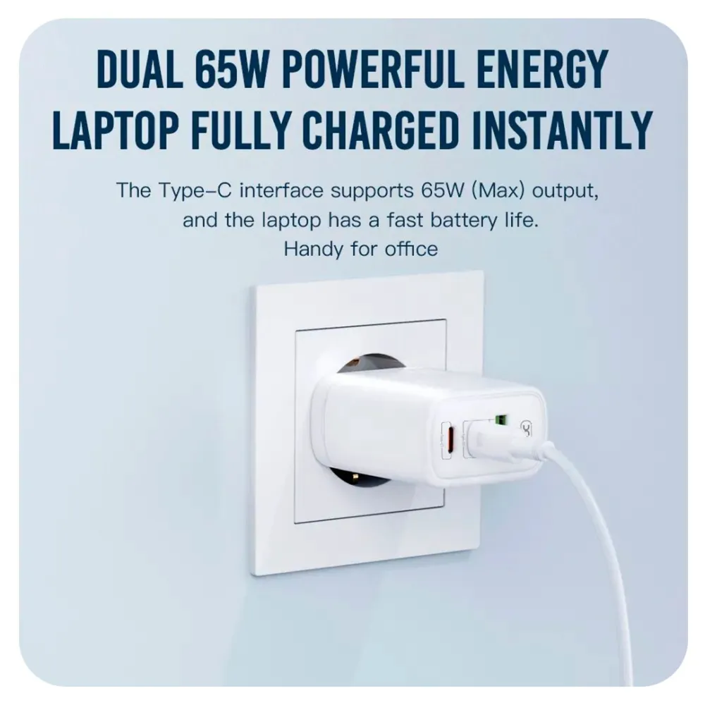 65W Super Silicon Fast Charger