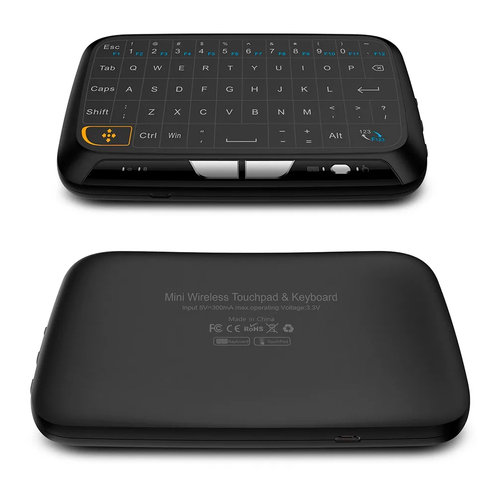 wireless keyboard with touch screen