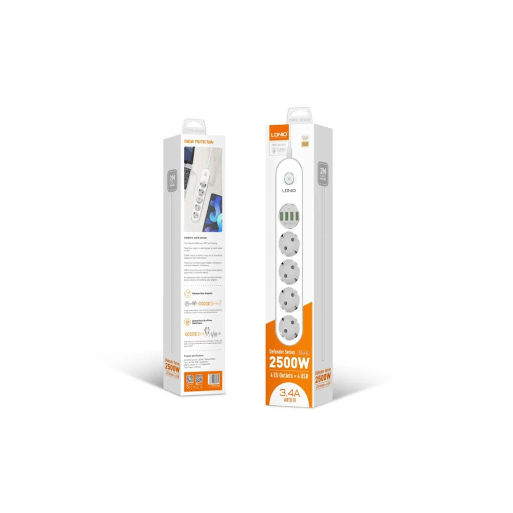 Power socket with USB Ports and Child Protection