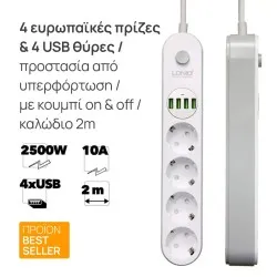 Power socket with USB Ports and Child Protection