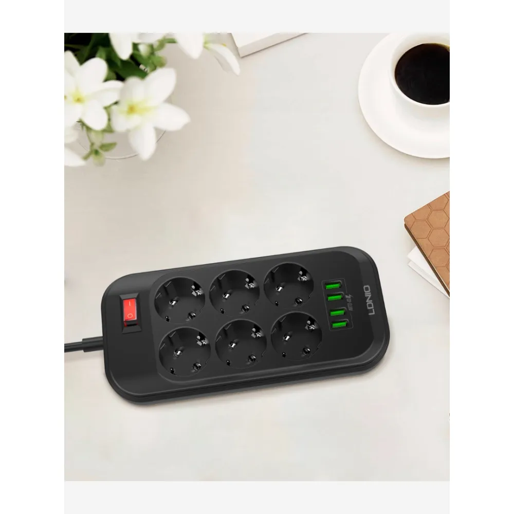 Extension Socket with 2 USB, 1QC and 1 PD