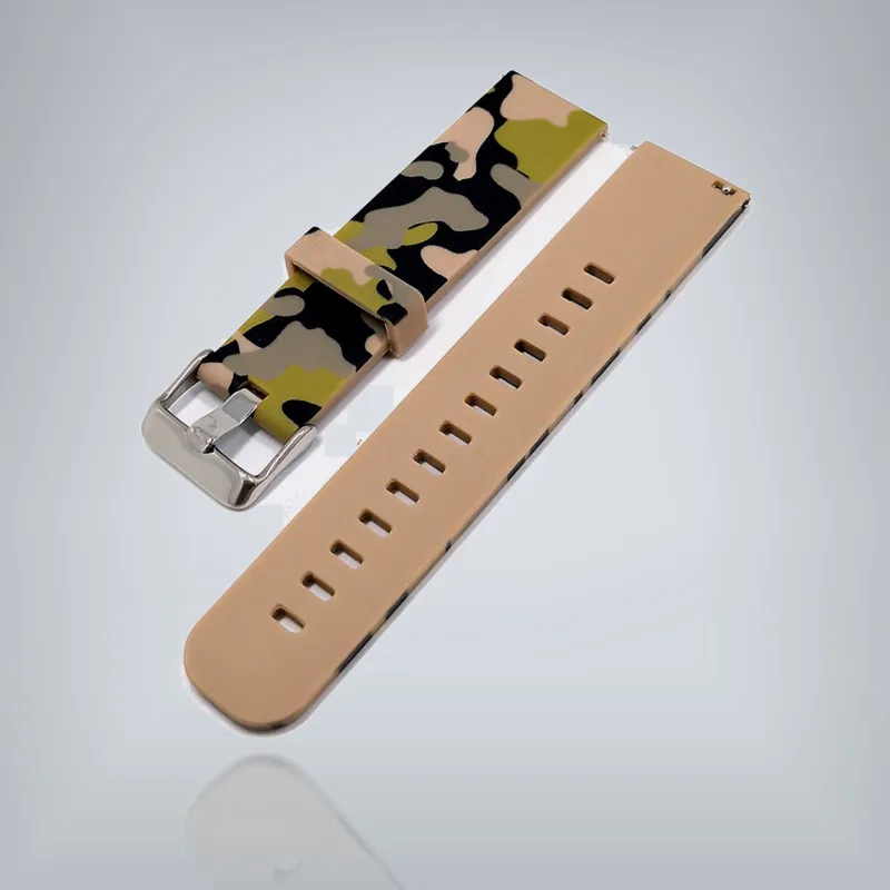 Λουρί σιλικόνης παραλλαγής 22mm